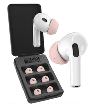 Load image into Gallery viewer, Memory Foam Ear Tips for AirPods Pro Gen 1 & 2 | Version 4.0 (Black Magic) 3 Pairs