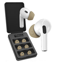 Load image into Gallery viewer, Memory Foam Ear Tips for AirPods Pro Gen 1 & 2 | Version 4.0 (Black Magic) 3 Pairs
