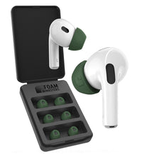 Load image into Gallery viewer, Memory Foam Ear Tips for AirPods Pro Gen 1 & 2 | Version 4.0 (Black Magic) 3 Pairs