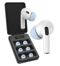 Load image into Gallery viewer, Memory Foam Ear Tips for AirPods Pro Gen 1 & 2 | Version 4.0 (Black Magic) 3 Pairs
