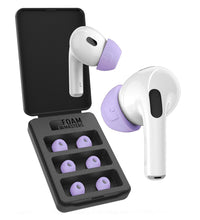 Load image into Gallery viewer, Memory Foam Ear Tips for AirPods Pro Gen 1 & 2 | Version 4.0 (Black Magic) 3 Pairs