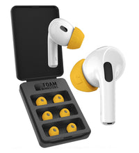 Load image into Gallery viewer, Memory Foam Ear Tips for AirPods Pro Gen 1 & 2 | Version 4.0 (Black Magic) 3 Pairs