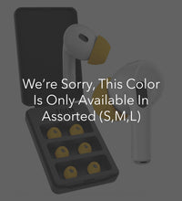 Load image into Gallery viewer, Memory Foam Ear Tips for AirPods Pro Gen 1 & 2 | Version 4.0 (Black Magic) 3 Pairs