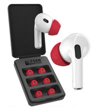 Load image into Gallery viewer, Memory Foam Ear Tips for AirPods Pro Gen 1 & 2 | Version 4.0 (Black Magic) 3 Pairs