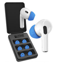 Load image into Gallery viewer, Memory Foam Ear Tips for AirPods Pro Gen 1 & 2 | Version 4.0 (Black Magic) 3 Pairs