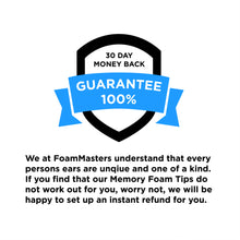 Load image into Gallery viewer, Satisfaction Guaranteed for Memory Foam AirPods Pro Ear Tips | Foam Masters