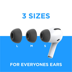 Varying Sizes for Memory Foam AirPods Pro Ear Tips | Foam Masters