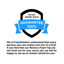 Load image into Gallery viewer, Satisfaction Guaranteed for Memory Foam AirPods Pro Ear Tips | Foam Masters
