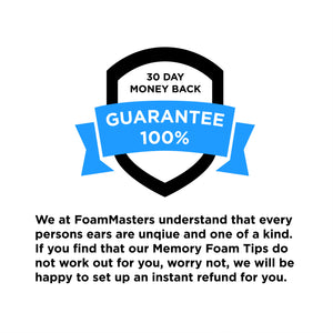 Satisfaction Guaranteed for Memory Foam AirPods Pro Ear Tips | Foam Masters