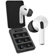 Load image into Gallery viewer, Memory Foam Ear Tips for AirPods Pro Gen 1 &amp; 2 | Version 4.0 (Black Magic)
